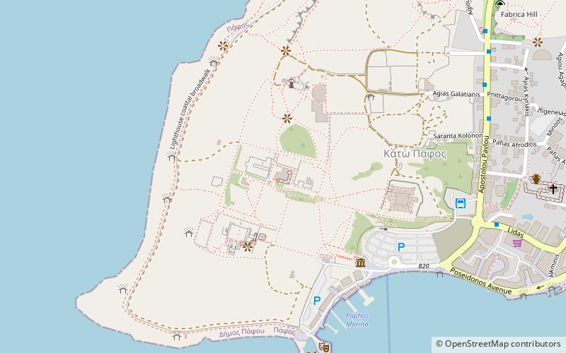 house of dionysus paphos location map