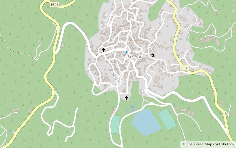 Pelendri location map