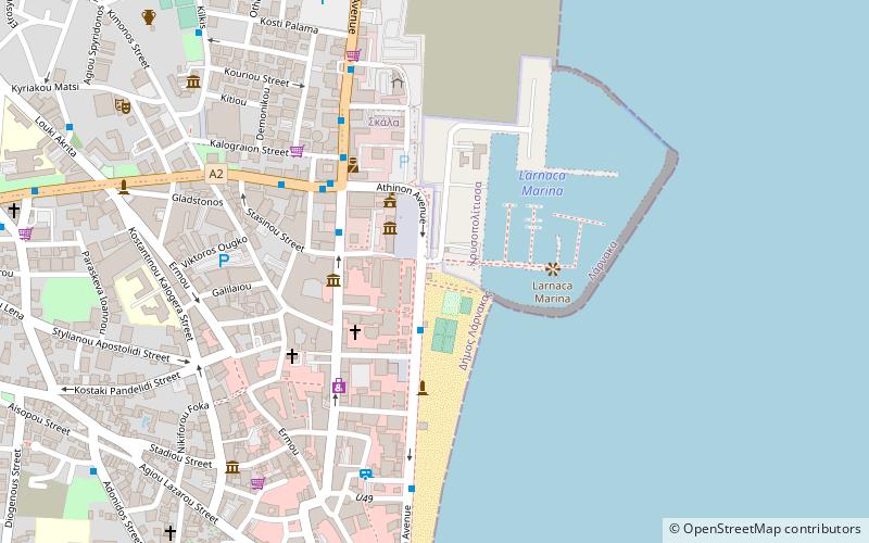 Armenian Genocide Memorial in Larnaca location map