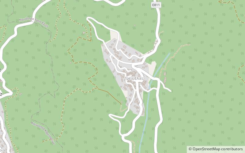 Treis Elies location map
