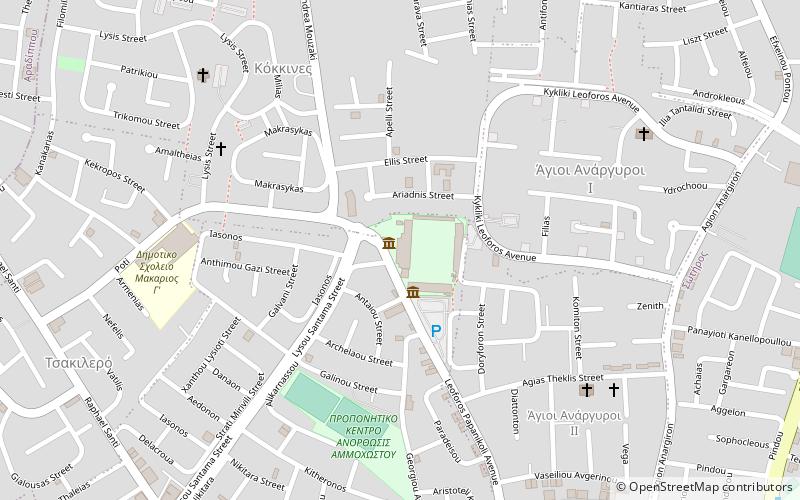 Stade Antonis-Papadopoulos location map