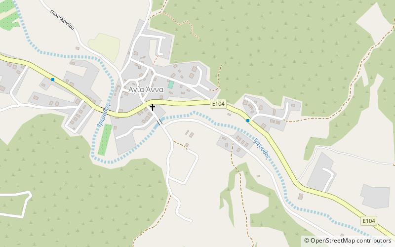 agia anna location map