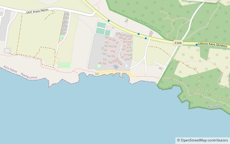 limnara ayia napa location map