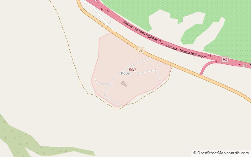 Kósii location map