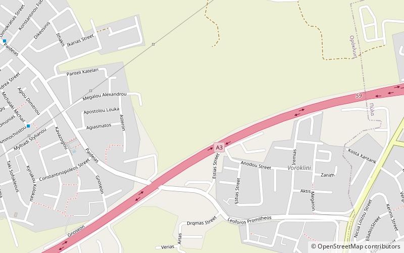 Oróklini location map