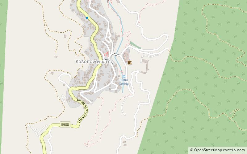 Sulfur Spring location map