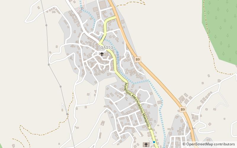 Galata location map