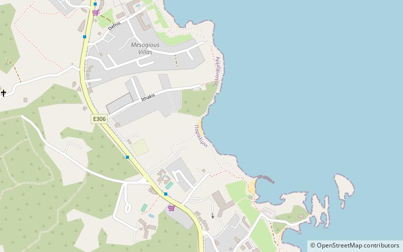 vizakia beach protaras location map