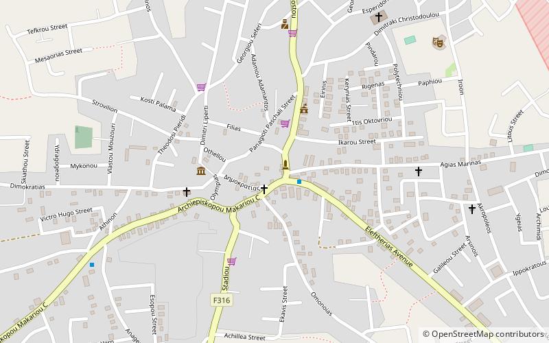 Derinia location map