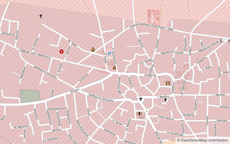 Athiénou location map