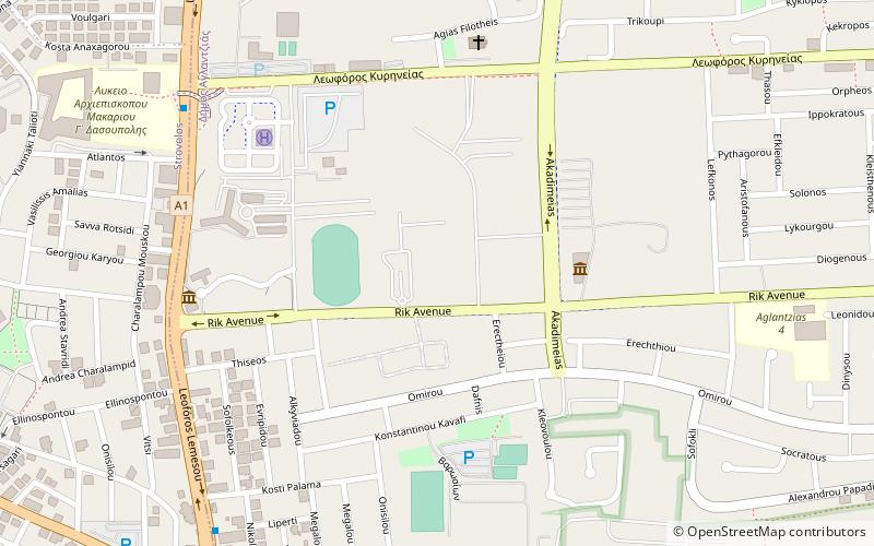 Cyprus Police Academy location map