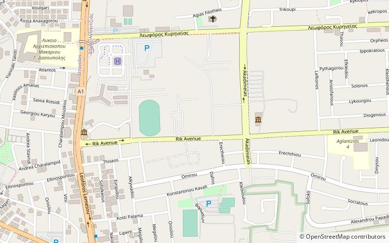 cyprus police academy nicosie location map