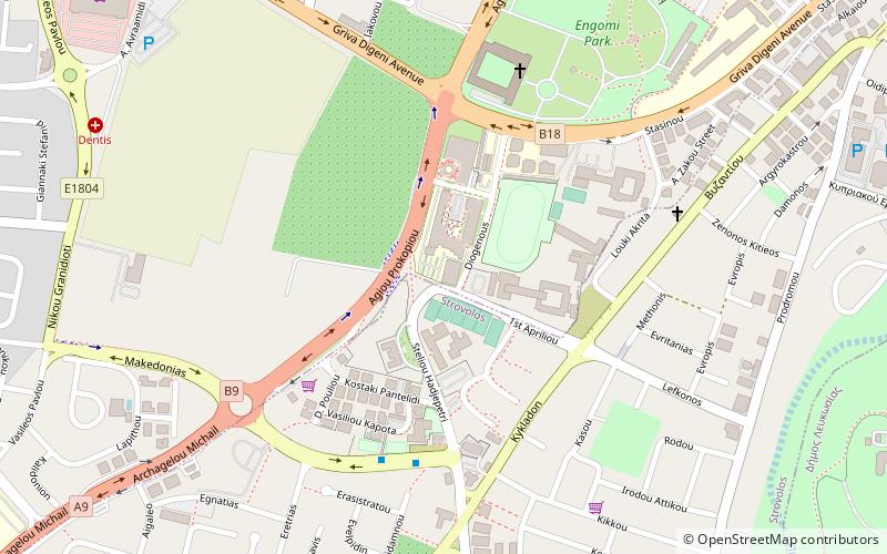 european university cyprus nicosia location map
