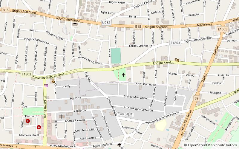 kirche von zypern nikosia location map