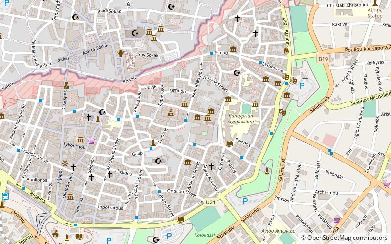 Makarios Avenue location map