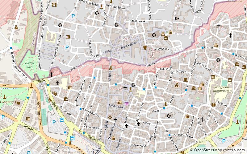 Faneromenis location map