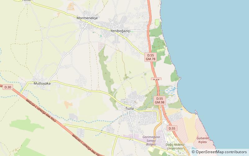 apostolos barnabas famagusta location map
