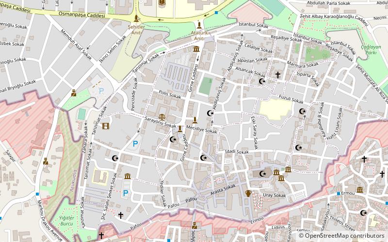 Venetian Column location map