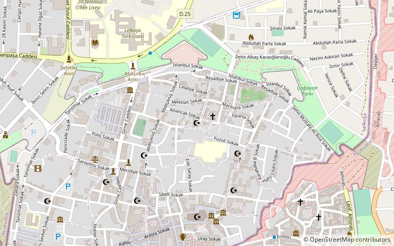 akkavuk mosque nikozja location map