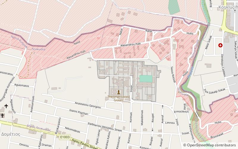 Imprisoned Graves location map