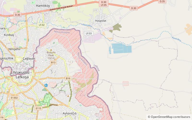 omorfita nikosia location map