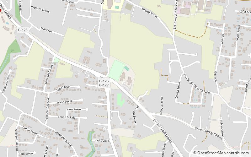 british university of nicosia kazafani location map