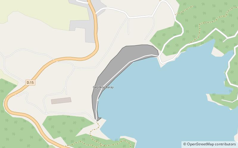 Geçitköy Dam location map