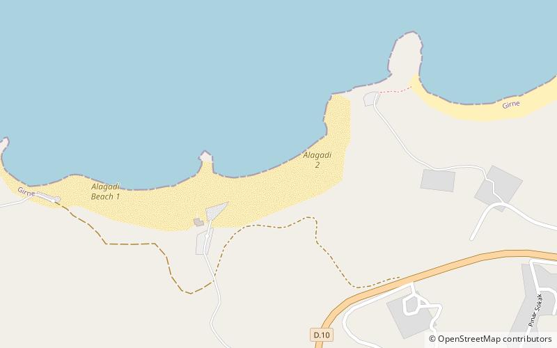 alagadi turtle beach 2 location map
