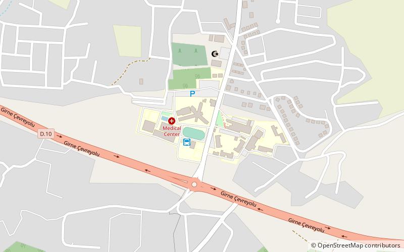 Girne American University location map