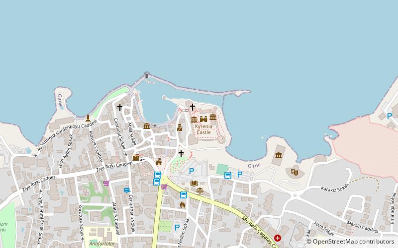 bronze bells kyrenia location map