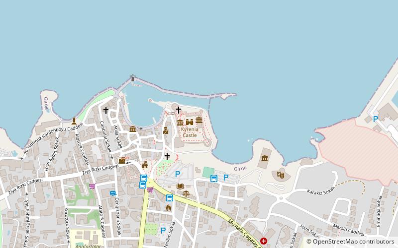 Schiff von Kyrenia location map