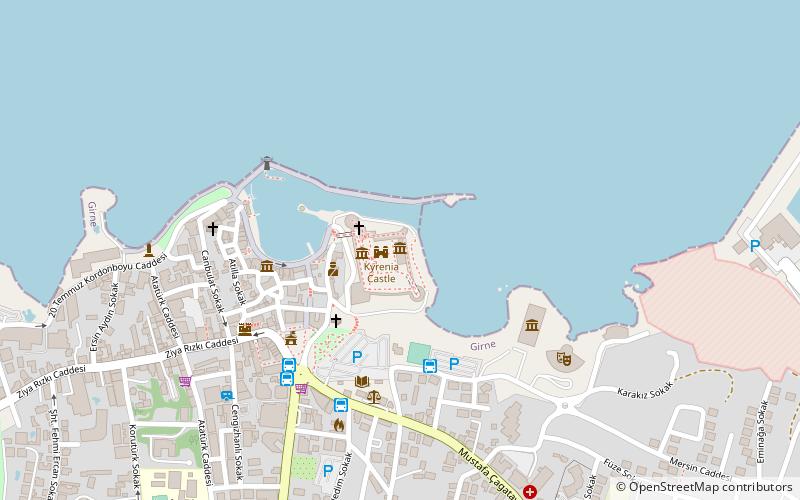 archeological exhibition kyrenia location map