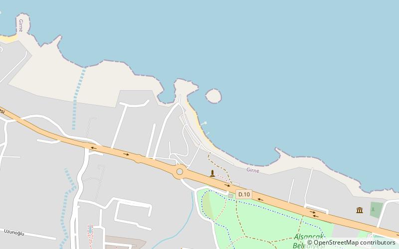 escape beach kyrenia location map