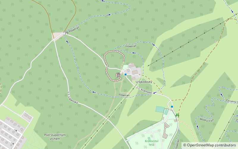 Stezka korunami stromů Lipno location map