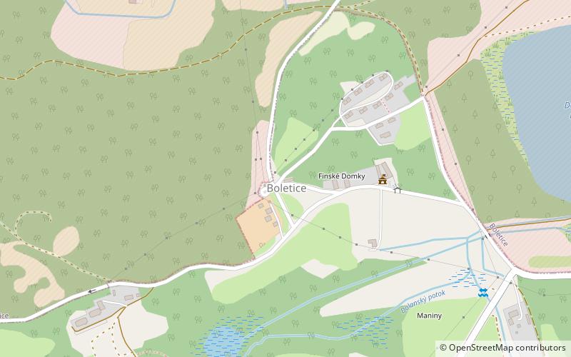 Boletice Military Training Area location map