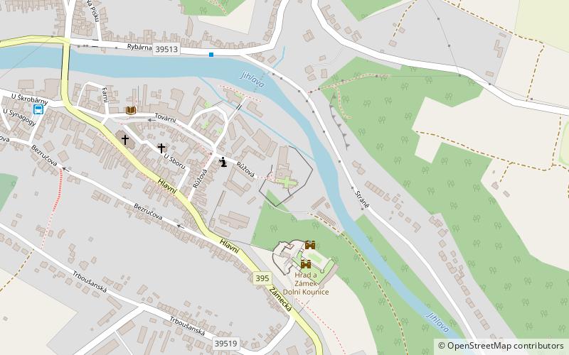 Rosa coeli location map