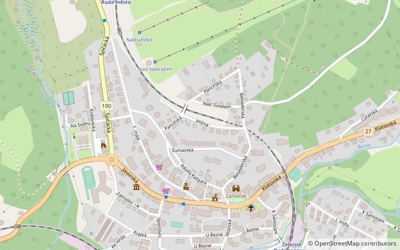 Železná Ruda location map