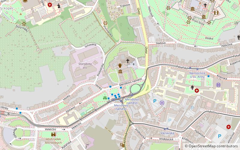Mendel Museum of Masaryk University location map