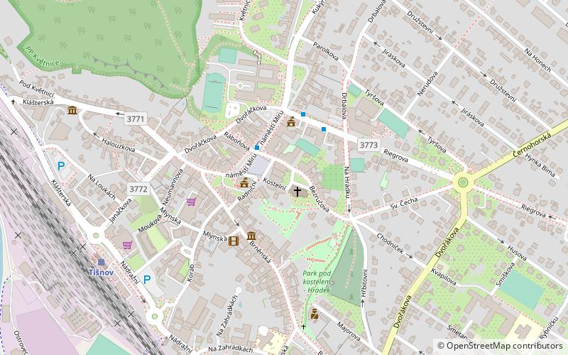 Tišnov location map