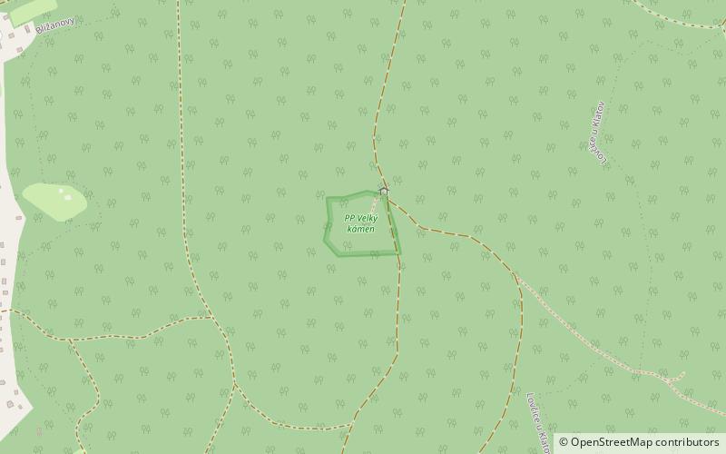 Velký kámen location map