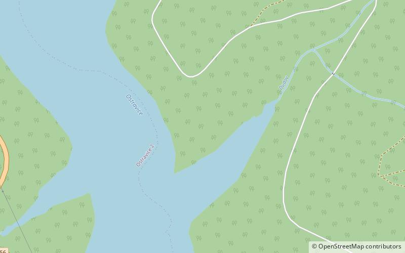 Šance Dam location map