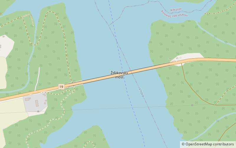 Žďákovský most location map