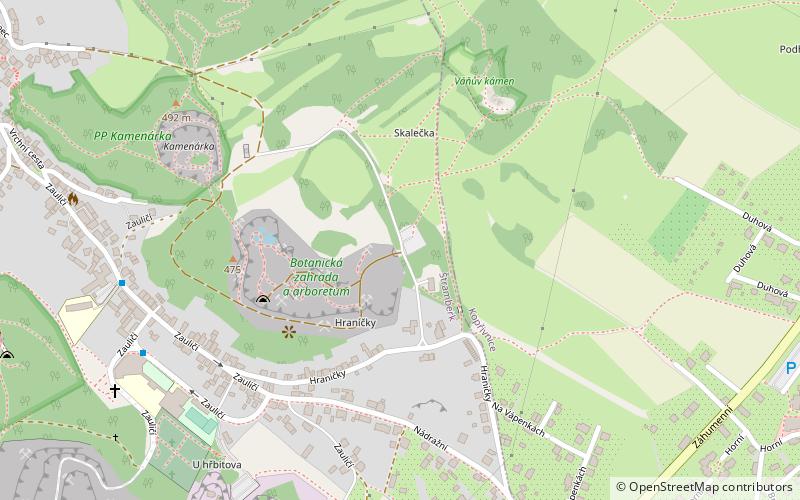 Botanická zahrada a arboretum location map