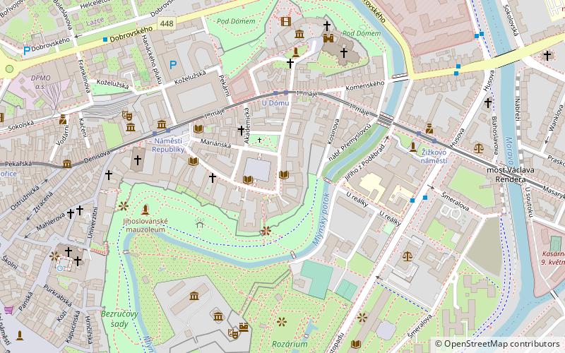 Okresní knihovna location map