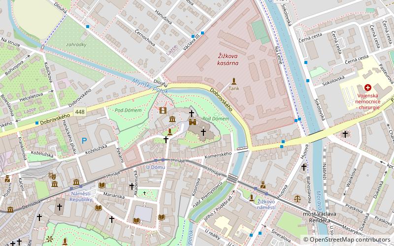 Olomouc Castle location map