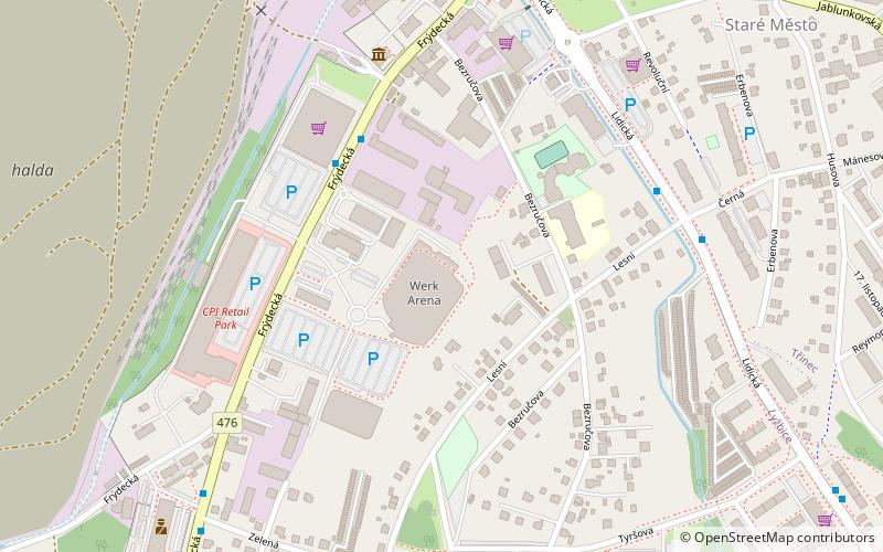 Werk Arena location map