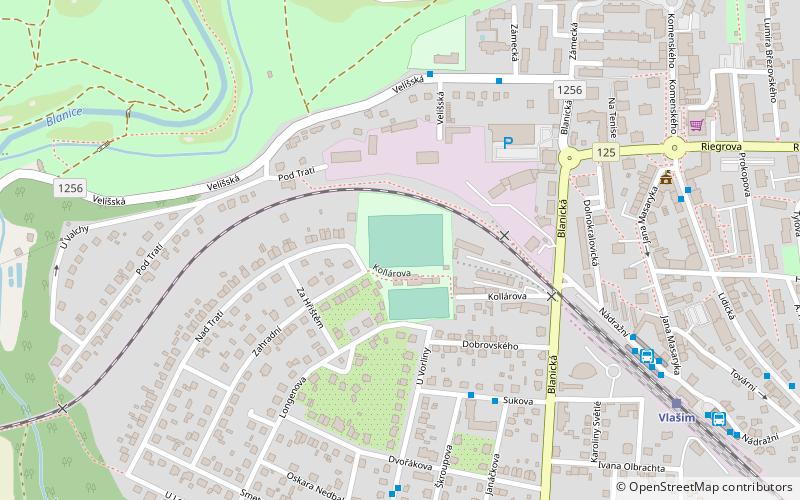 Stadion Kollárova ulice location map