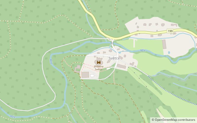 Jízdárna Světce location map