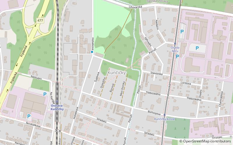 Kunčičky location map