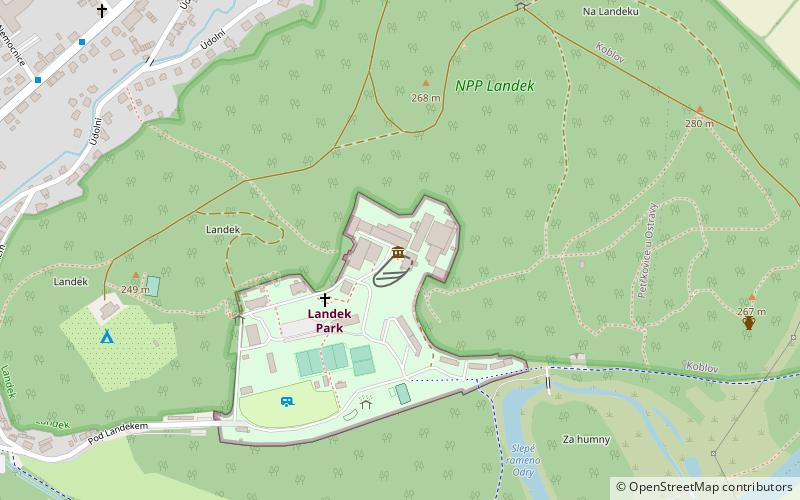 landek park ostrava location map